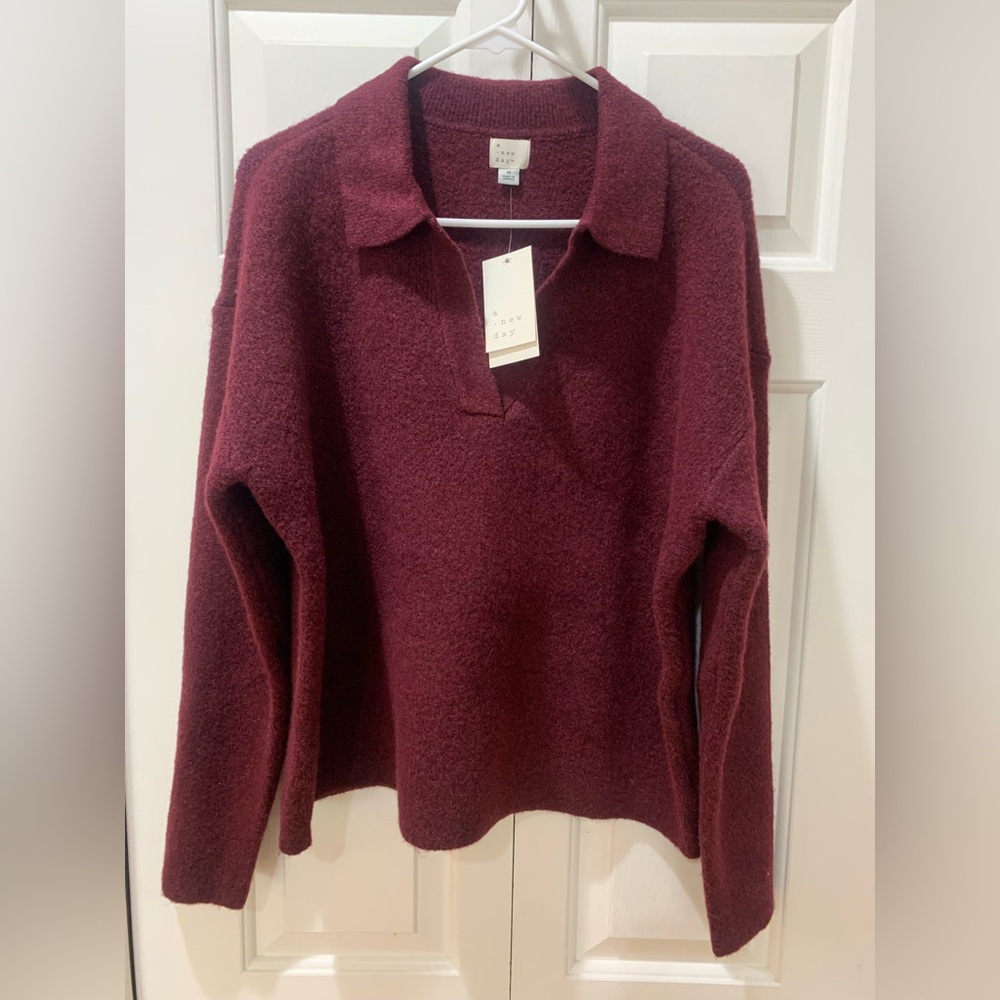 A new day polo neck style sweater size Medium